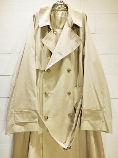 stein LAY OVERSIZED OVERLAP COAT・BEIGE