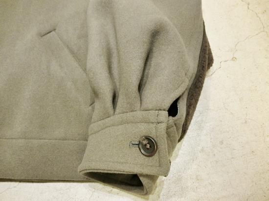 stein(シュタイン)2019AW 19AW OVER SLEEVE BOA MELTON JACKET stein(シュタイン)2019AW 19AW OVER SLEEVE BOA MELTON JACKET