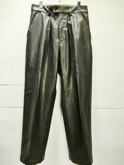 stein（シュタイン）2020AW 20AW EX WIDE TAPERED TROUSERS(LEATHER 