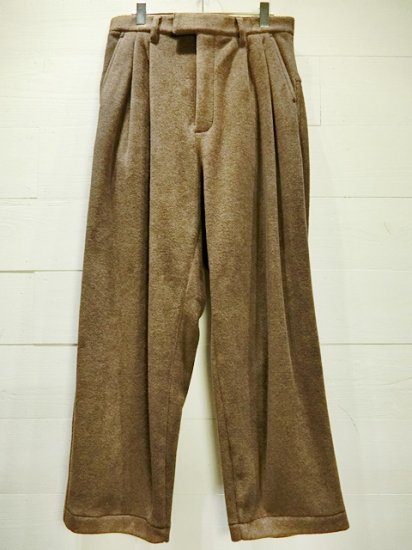 stein（シュタイン） 2020AW 20AW EXTRA WIDE FLEECE TROUSERS ワイド