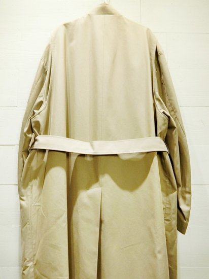 stein（シュタイン）2020AW 20AW OVERSIZED LINER NO COLLAR COAT オーバーサイズノーカラーコート  Beige - Laid back（レイドバック）| 千葉県 柏市 取り扱い 店舗 セレクトショップ 通販