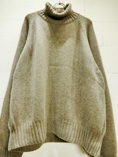 stein（シュタイン）2020AW 20AW EX FINE LAMBS LOOSE HIGH NECK KNIT LS ラムウールハイネックニット  Mocha - Laid back（レイドバック）| 千葉県 柏市 取り扱い 店舗 セレクトショップ 通販