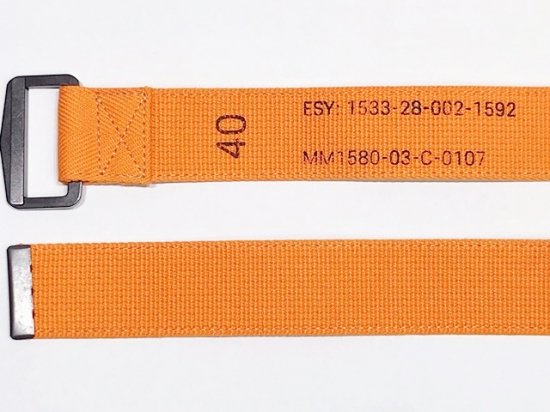 ESSAY（エッセイ） MILITARIA ACRYLIC BELT ミリタリーデザインベルト 