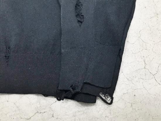 stein（シュタイン）2021SS 21SS OVERSIZED DAMAGED KNIT LS