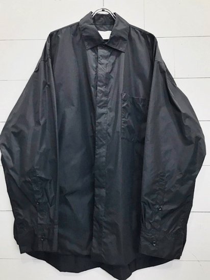 stein（シュタイン）2021SS 21SS OVERSIZED WIND SHIRT オーバーサイズウィンドシャツ Black - Laid  back（レイドバック）| 千葉県 柏市 取り扱い 店舗 セレクトショップ 通販