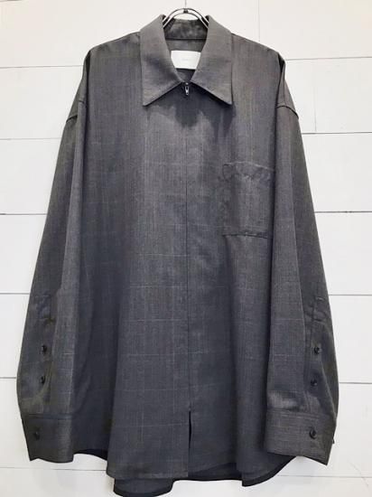 stein（シュタイン）2021SS 21SS OVERSIZED ZIP SHIRT JACKET オーバー