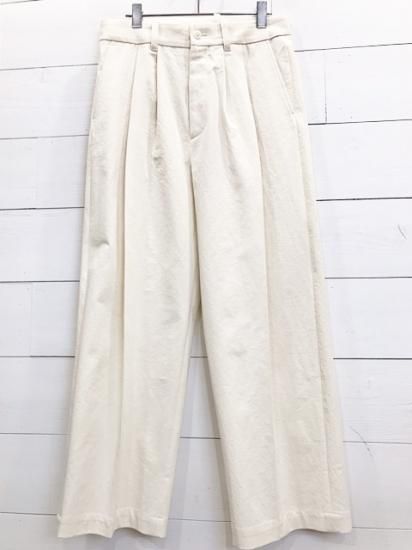 stein（シュタイン） 2021SS 21SS WIDE STRAIGHT TROUSERS ワイド