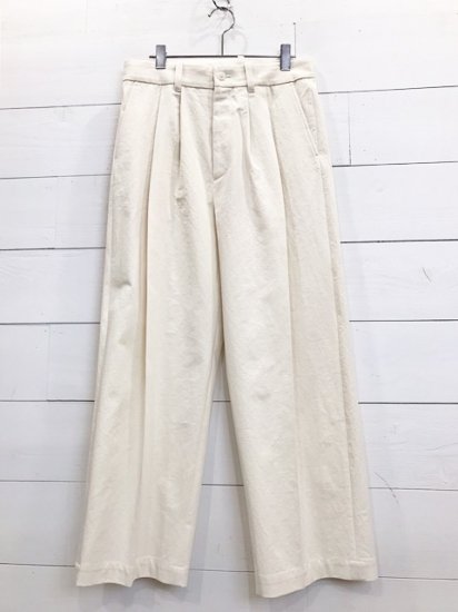 stein（シュタイン） 2021SS 21SS WIDE STRAIGHT TROUSERS ワイド