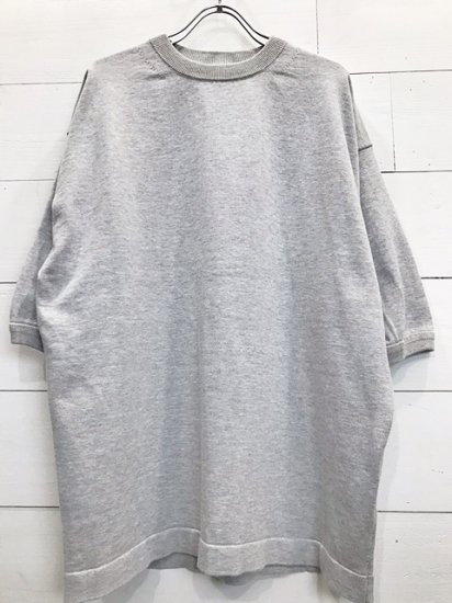 crepuscule（クレプスキュール）2021SS 21SS S/S KNIT ショートスリーブニットTシャツ Grey - Laid  back（レイドバック）| 千葉県 柏市 取り扱い 店舗 セレクトショップ 通販