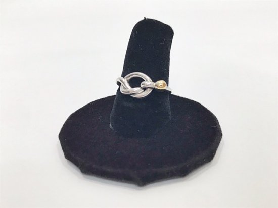 Used】TIFFANY LOVE KNOT RING ラブノットリング シルバーリング