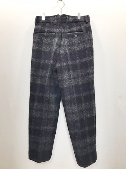 stein（シュタイン） 2021AW 21AW IN TUCK BLANKET TROUSERS インタックブランケットトラウザーズ Shadow  Check - Laid back（レイドバック）| 千葉県 柏市 取り扱い 店舗 セレクトショップ 通販