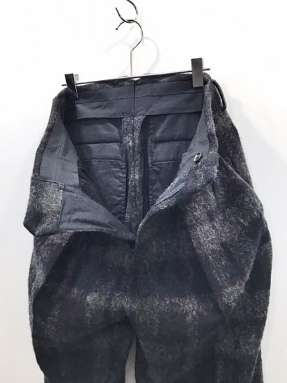 stein（シュタイン） 2021AW 21AW IN TUCK BLANKET TROUSERS インタックブランケットトラウザーズ Shadow  Check - Laid back（レイドバック）| 千葉県 柏市 取り扱い 店舗 セレクトショップ 通販