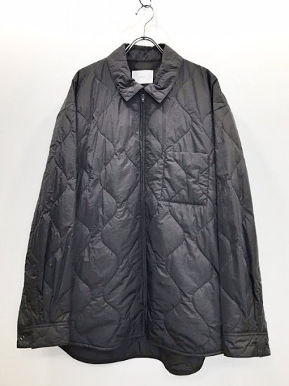 stein（シュタイン）2021AW 21AW OVERSIZED QUILTED ZIP SHIRT JACKET ...