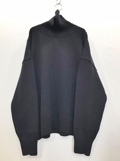 stein シュタイン OVERSIZED HIGH NECK KNIT ニット-