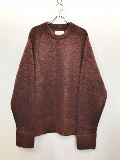 stein（シュタイン）2021AW 21AW BI COLOR RIB SUPER KID MOHAIR LS スーパーキッドモヘアロングスリーブ  Brick - Laid back（レイドバック）| 千葉県 柏市 取り扱い 店舗 セレクトショップ 通販