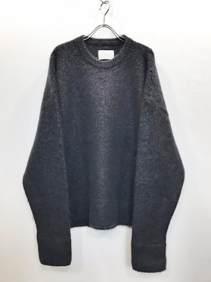 stein（シュタイン）2021AW 21AW BI COLOR RIB SUPER KID MOHAIR LS スーパーキッドモヘアロングスリーブ  Dark Charcoal - Laid back（レイドバック）| 千葉県 柏市 取り扱い 店舗 セレクトショップ 通販