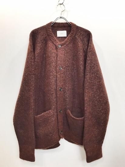 stein 21AW SUPER KID MOHAIR CARDIGAN