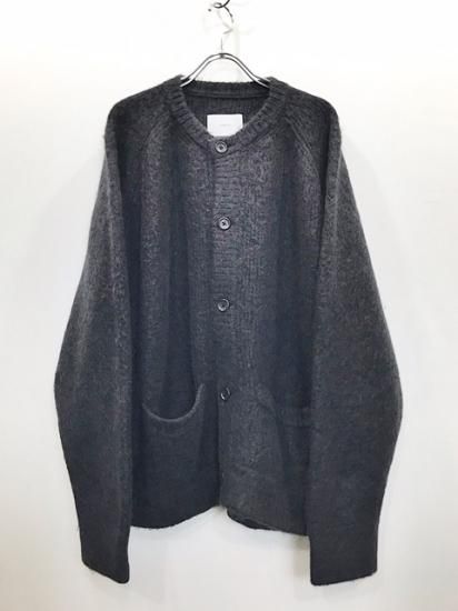 stein（シュタイン）2021AW 21AW SUPER KID MOHAIR CARDIGAN スーパーキッドモヘアカーディガン Dark  Charcoal - Laid back（レイドバック）| 千葉県 柏市 取り扱い 店舗 セレクトショップ 通販