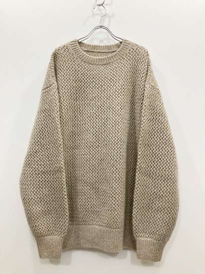 crepuscule（クレプスキュール） 2021AW 21AW MOHAIR LOWGAGE P/O