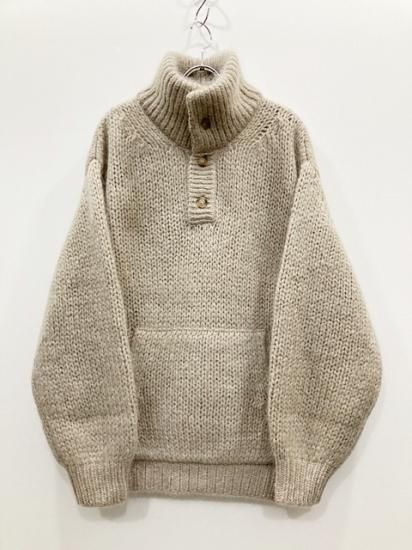 crepscule mohair hihg neckニットstevenalan