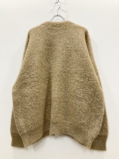 TODAYFUL Brushed Mohair Cardigan ベージュ-