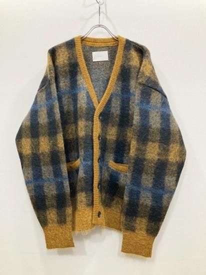 stein KID MOHAIR CARDIGAN Check M-