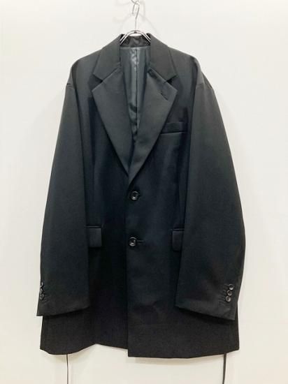 stein（シュタイン）2022SS 22SS OVERSIZED LONG TAILORED JACKET オーバーサイズロングテーラードジャケット  Black - Laid back（レイドバック）| 千葉県 柏市 取り扱い 店舗 セレクトショップ 通販