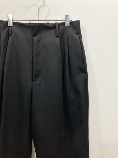 stein（シュタイン）2022SS 22SS BELTLESS WIDE TROUSERS ベルトレス