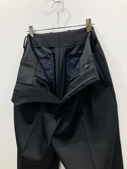 stein（シュタイン）2022SS 22SS BELTLESS WIDE TROUSERS ベルトレス