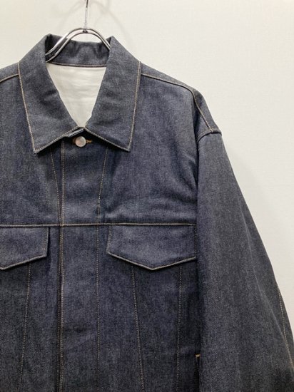 stein（シュタイン）2022SS 22SS CASHMERE DENIM FLY FRONT JACKET