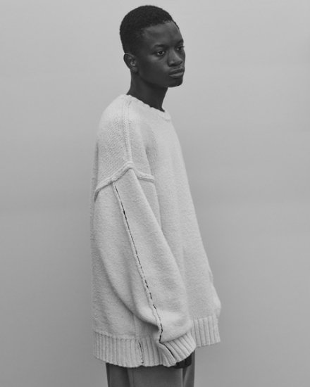 stein（シュタイン）2022SS 22SS NATURAL COTTON DOUBLE FACE KNIT PULLOVER  ナチュラルコットンダブルフェイスプルオーバーニット Ivory - Laid back（レイドバック）| 千葉県 柏市 取り扱い 店舗  セレクトショップ 通販