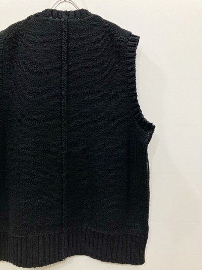 steinシュタイン NATURAL COTTON KNIT VEST - ニット/セーター