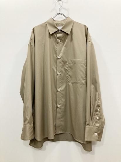 stein OVERSIZED DOWN PAT SHIRT BEIGE | www.fleettracktz.com