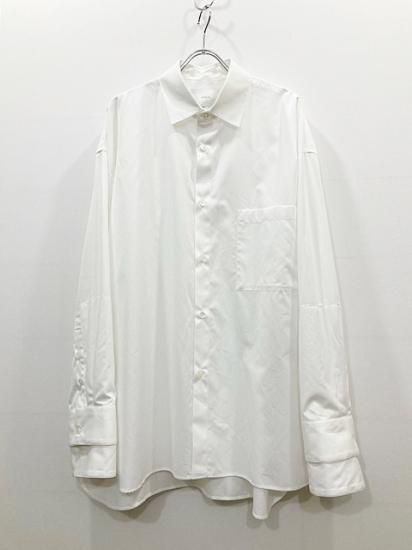 肩幅59cmstein 22SS OVERSIZED DOWN PAT SHIRT