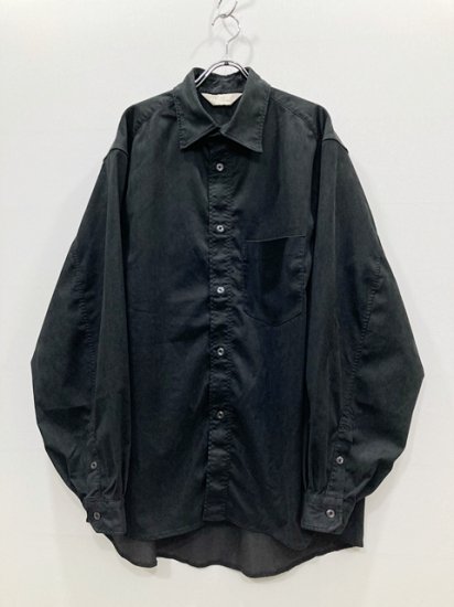 ANCELLM（アンセルム） 2022SS 22SS FAKE SUEDE OVER SIZE LS SHIRT