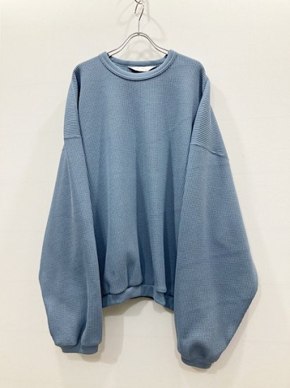 カラーブラックANCELLM（アンセルム） 2022SS 22SS WAFFLE OVER LS ワッフルオーバー ... 8800円