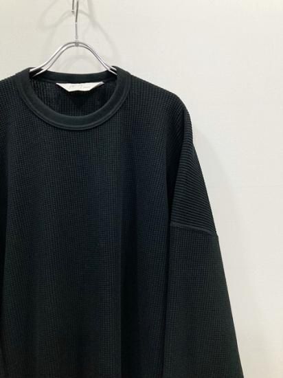 ANCELLM（アンセルム） 2022SS 22SS WAFFLE OVER LS ワッフルオーバー