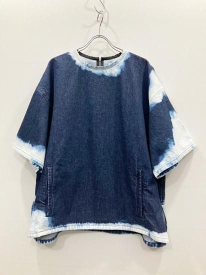 ANCELLM アンセルムBLEACH DENIM SHIRT　Indigo ANCELLM（アンセルム） 2022SS 22SS BLEACH DENIM SS SHIRT プル