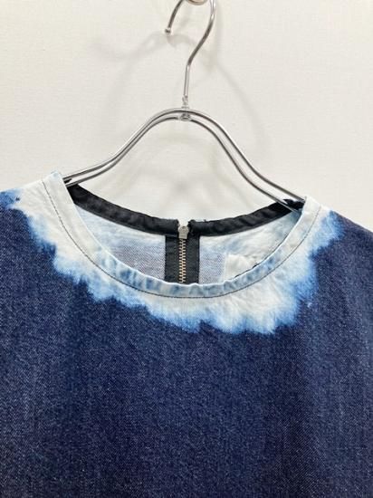 ANCELLM アンセルムBLEACH DENIM SHIRT　Indigo ANCELLM（アンセルム） 2022SS 22SS BLEACH DENIM SS SHIRT プル