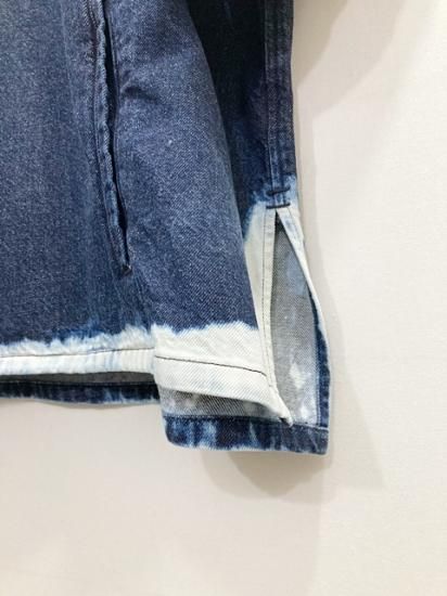 ANCELLM（アンセルム） 2022SS 22SS BLEACH DENIM SS SHIRT プル