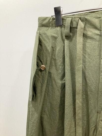 stein（シュタイン）2022SS 22SS MILITARY OVER TROUSERES