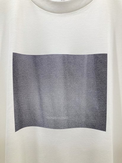 stein（シュタイン）2022SS 22SS PRINT TEE -CLOSED- プリントTシャツ White - Laid  back（レイドバック）| 千葉県 柏市 取り扱い 店舗 セレクトショップ 通販