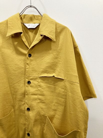 ANCELLM（アンセルム） 2022SS 22SS LINEN VISCOSE OPEN COLLAR PK SS ...