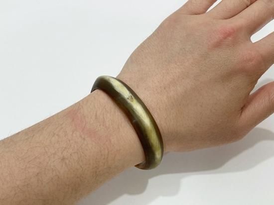 brass buffalo horn bangle バングル ブレスレット brass buffalo horn bangle バングル ブレスレット