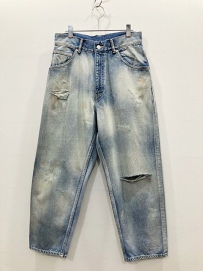 ANCELLM（アンセルム） 2022AW 22AW SELVEDGE TAPERED 5P DENIM PANTS ...