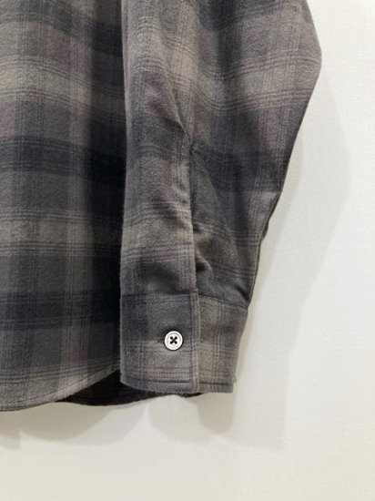 stein（シュタイン）2022AW 22AW OVERSIZED COTTON FLANNEL SHIRT