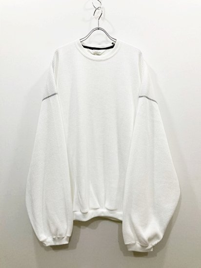 ANCELLM（アンセルム） 2022AW 22AW WAFFLE OVER LS ワッフルオーバー