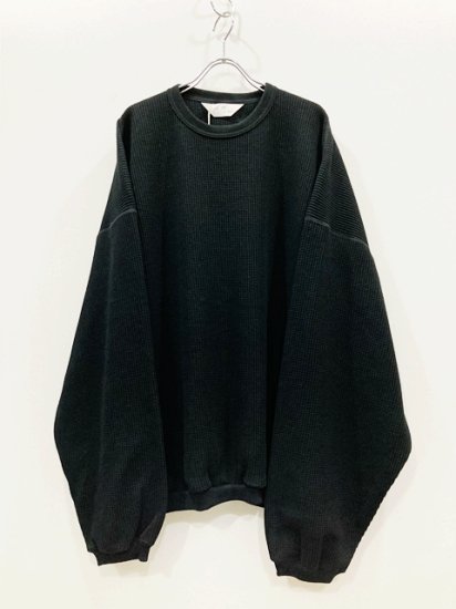 ANCELLM（アンセルム） 2022AW 22AW WAFFLE OVER LS ワッフルオーバー 