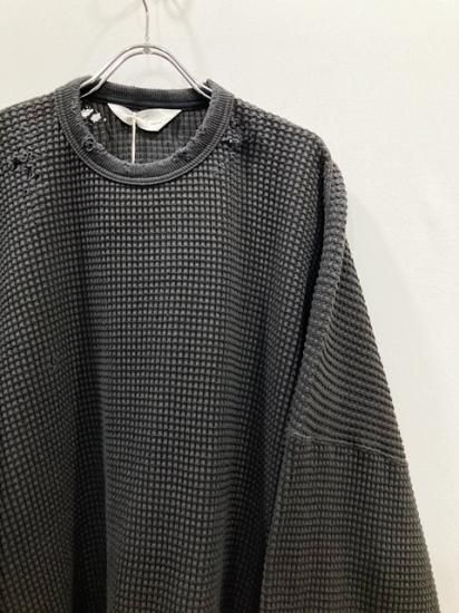 ANCELLM（アンセルム） 2022AW 22AW DAMAGE HEAVY WAFFLE
