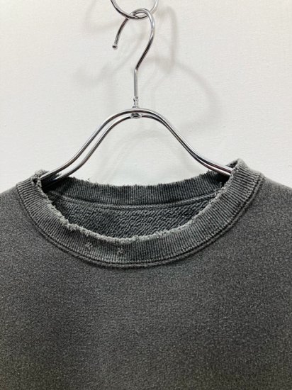 ANCELLM（アンセルム） 2022AW 22AW DAMAGE SWEAT SHIRT ダメージ